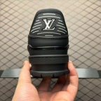 LV Trainers Black Embossed Monogram