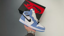 Load and play video in Gallery viewer, AJ 1 Retro High University Blue

