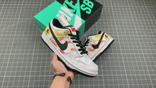 Load and play video in Gallery viewer, SB Dunk Low Raygun Tie-Dye White
