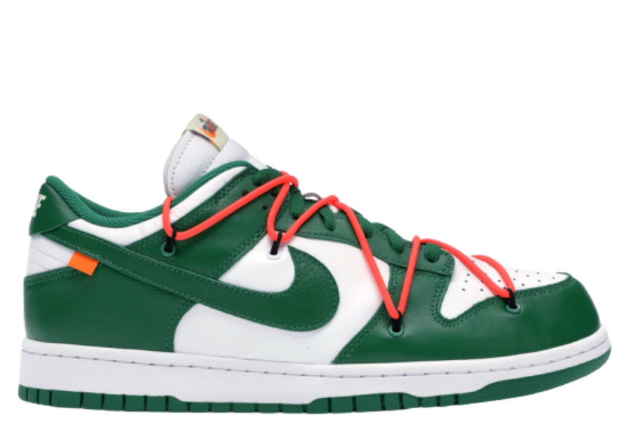 Dunk Low X OW Pine Green