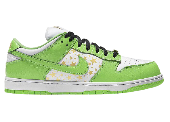 SB Dunk X Supreme Stars Mean Green (2021)