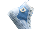 B23 High Top Logo Oblique Light Blue Monogram