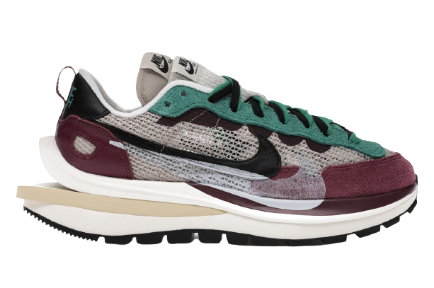 sacai  Vaporwaffle Villain Red Neptune Green