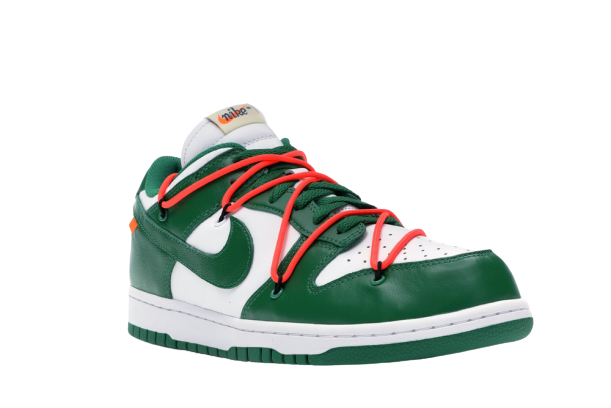 Dunk Low X OW Pine Green
