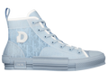 B23 High Top Logo Oblique Light Blue Monogram