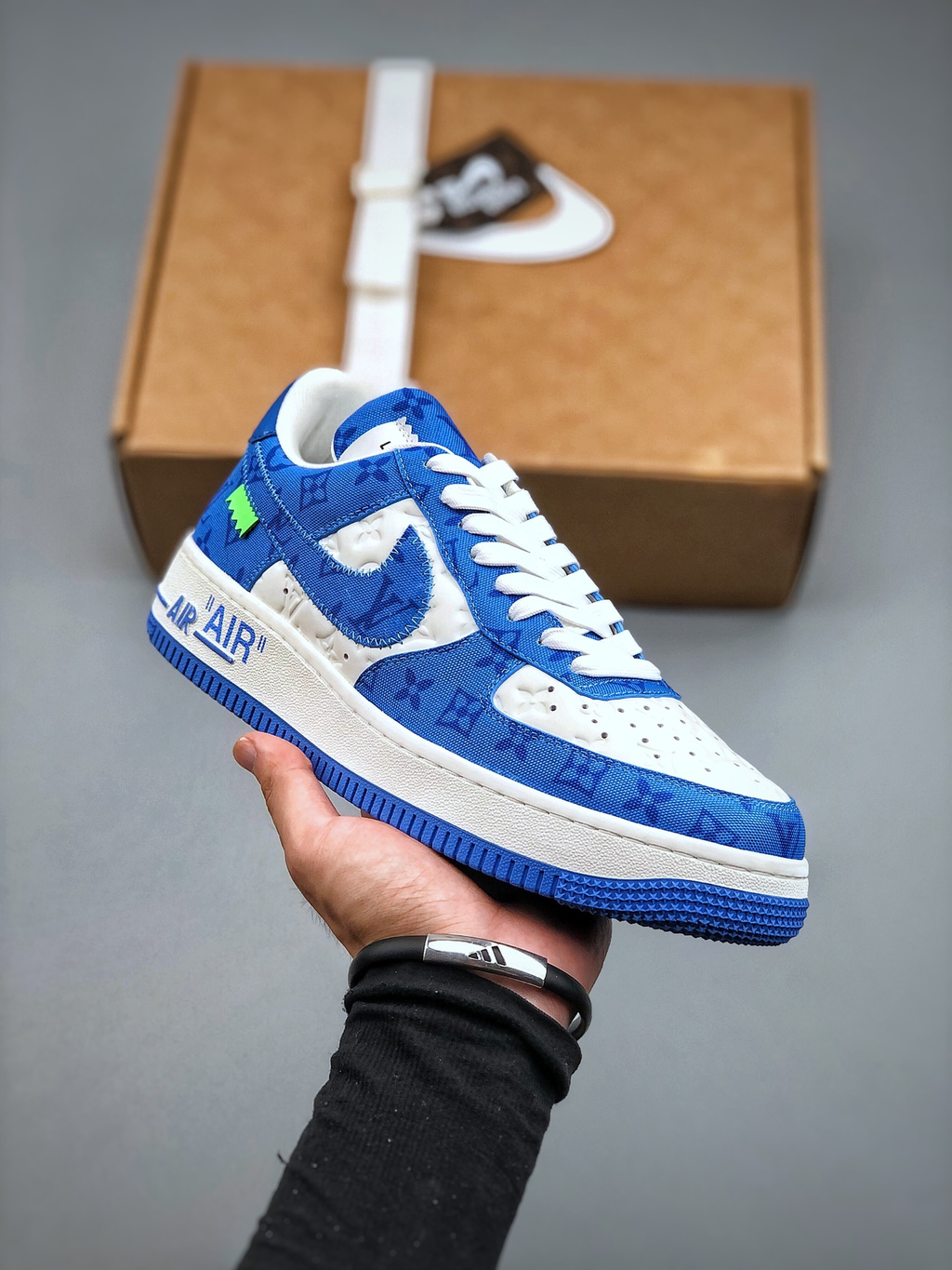 AF1 x OW by Virgil - Blue Customs