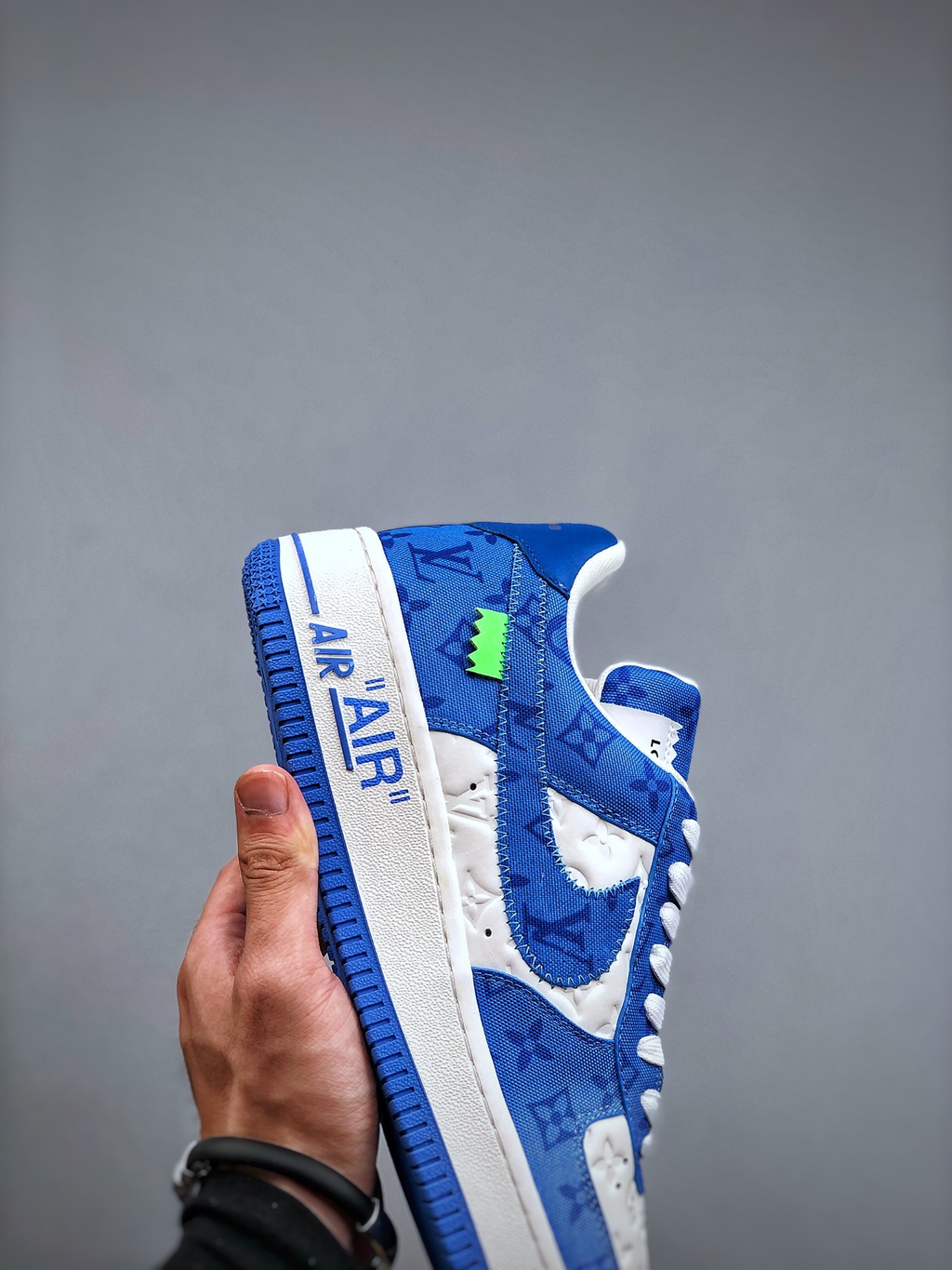 AF1 x OW by Virgil - Blue Customs