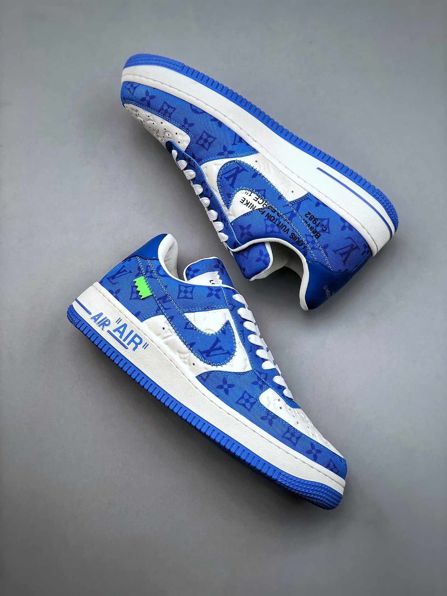 AF1 x OW by Virgil - Blue Customs
