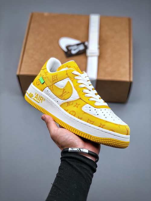 AF1 x OW by Virgil - Yellow Customs