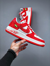 Load image into Gallery viewer, AF1 x OW by Virgil - Red Customs
