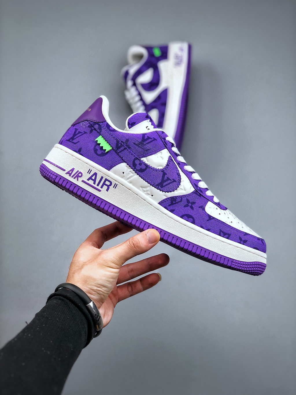 AF1 x OW by Virgil - Purple Customs