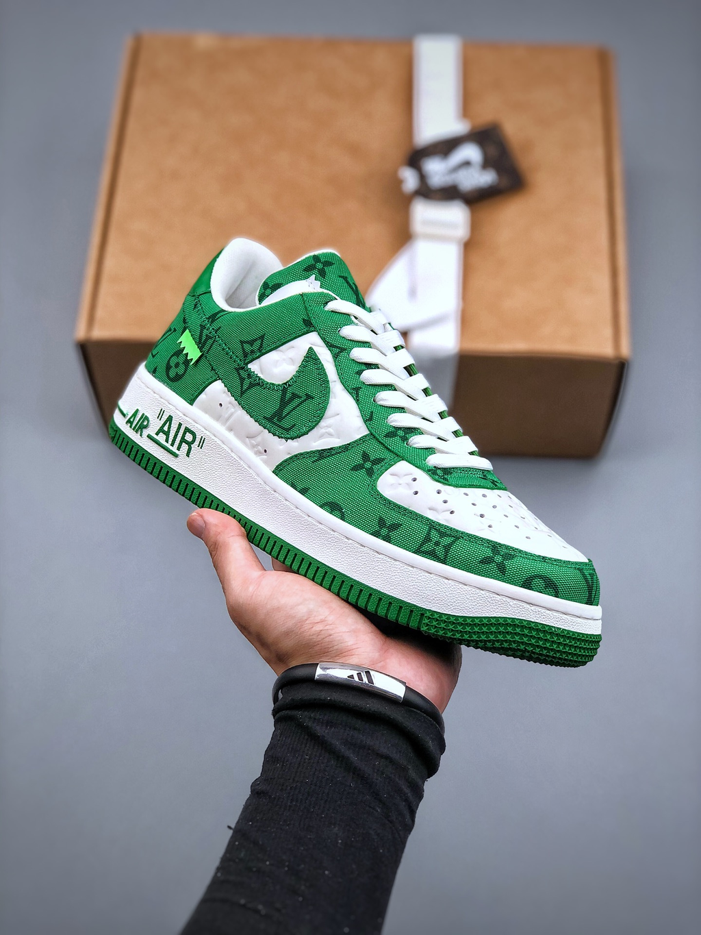 AF1 x OW by Virgil - Green Customs