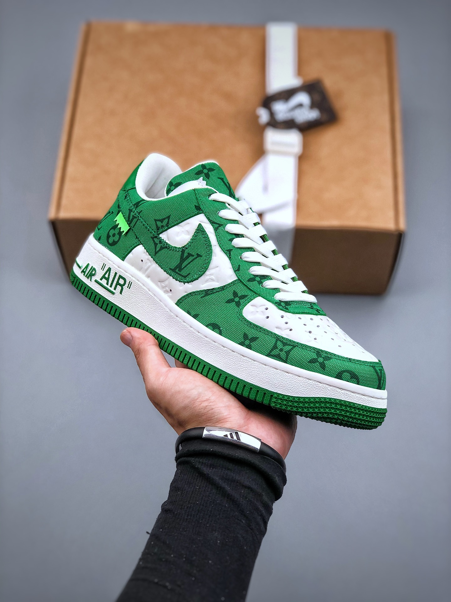 AF1 x OW by Virgil - Green Customs