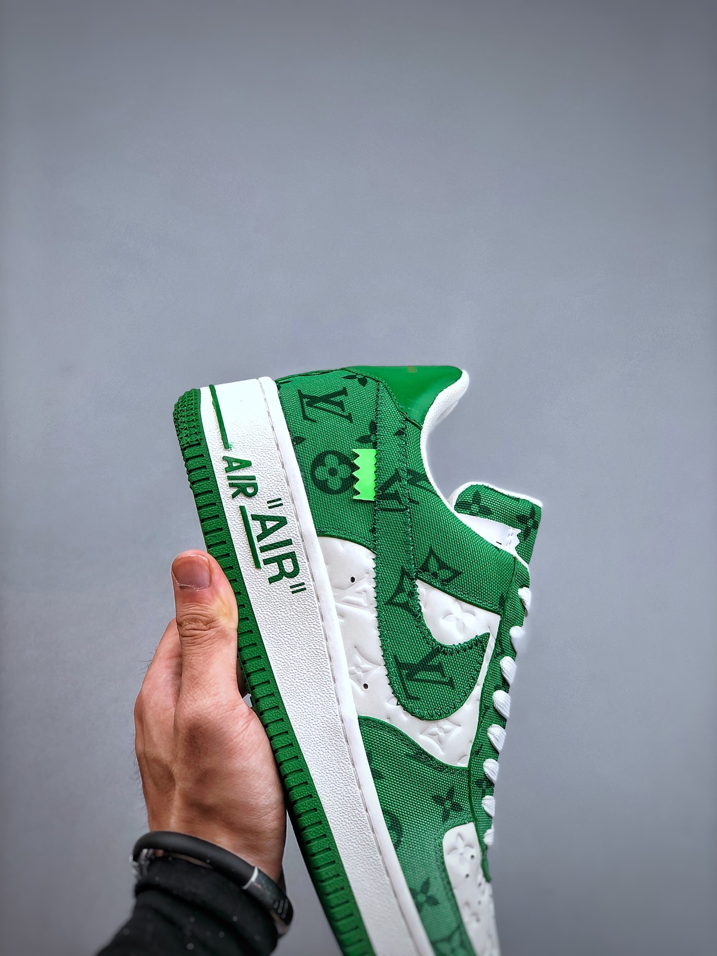 AF1 x OW by Virgil - Green Customs