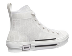B23 High Top Logo Oblique White Monogram