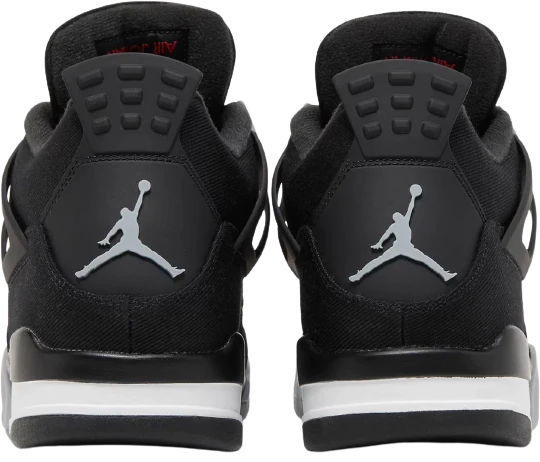 AJ4 Retro Black Canvas