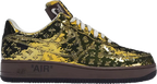 AF1 x OW by Virgil - Metallic Gold Black Customs