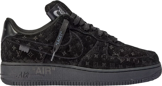 AF1 x OW by Virgil - Triple Black Customs