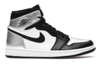 AJ 1 Retro High Silver Toe