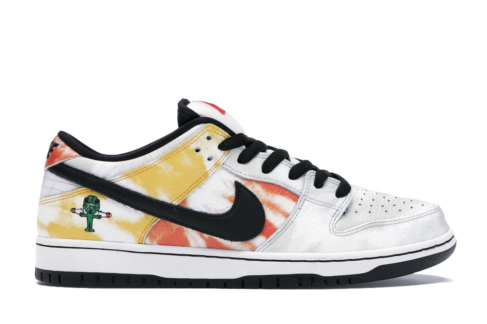 SB Dunk Low Raygun Tie-Dye White