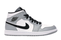 AJ1 Mid Light Smoke Grey
