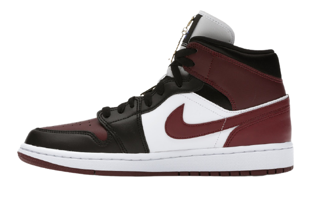 AJ1 Mid Black Dark Beetroot