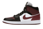 AJ1 Mid Black Dark Beetroot