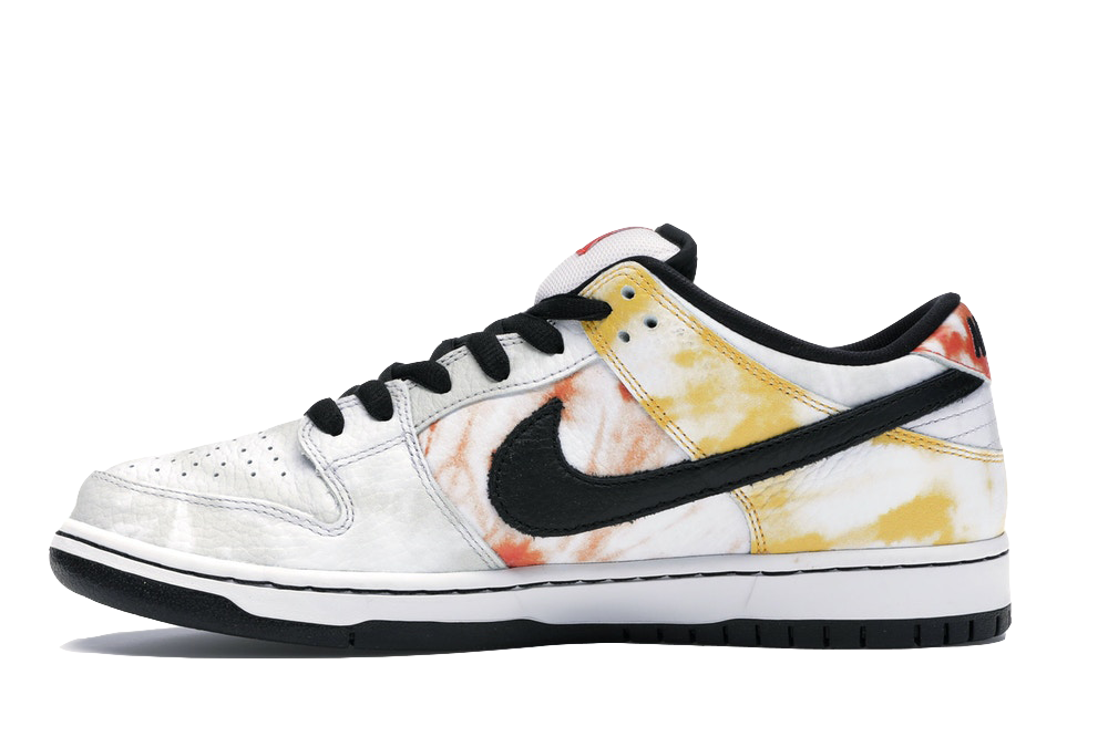 SB Dunk Low Raygun Tie-Dye White