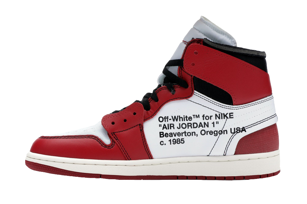 AJ1 X OW Chicago Red