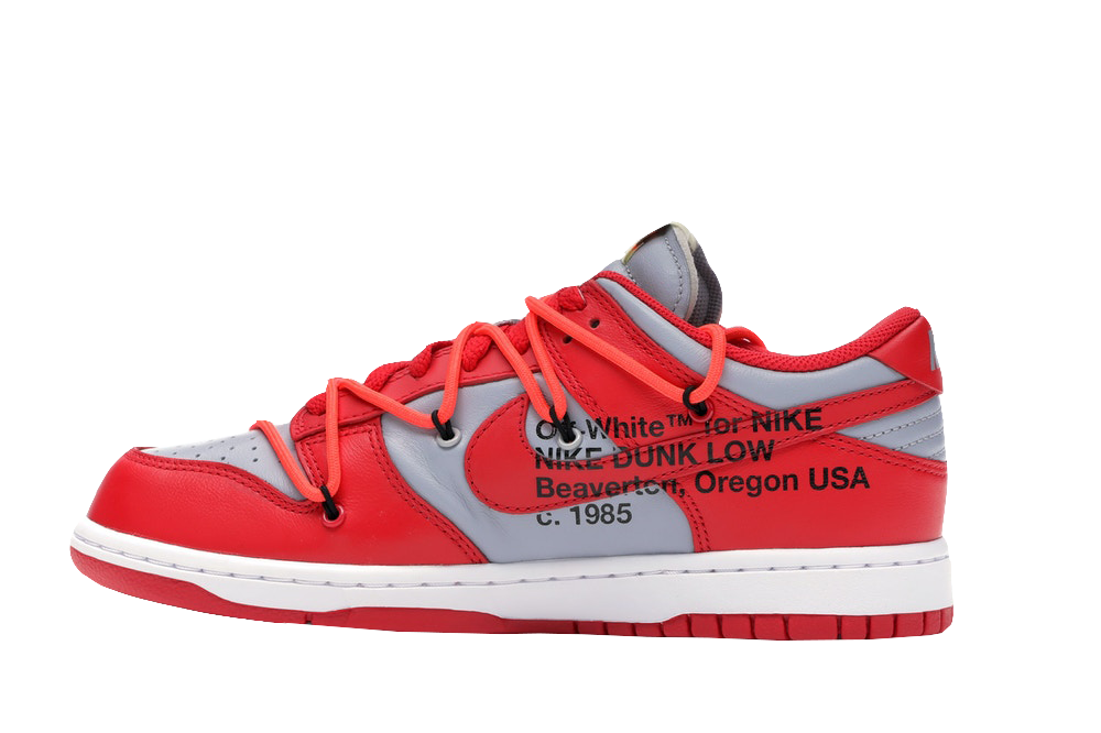 Dunk Low X OW University Red