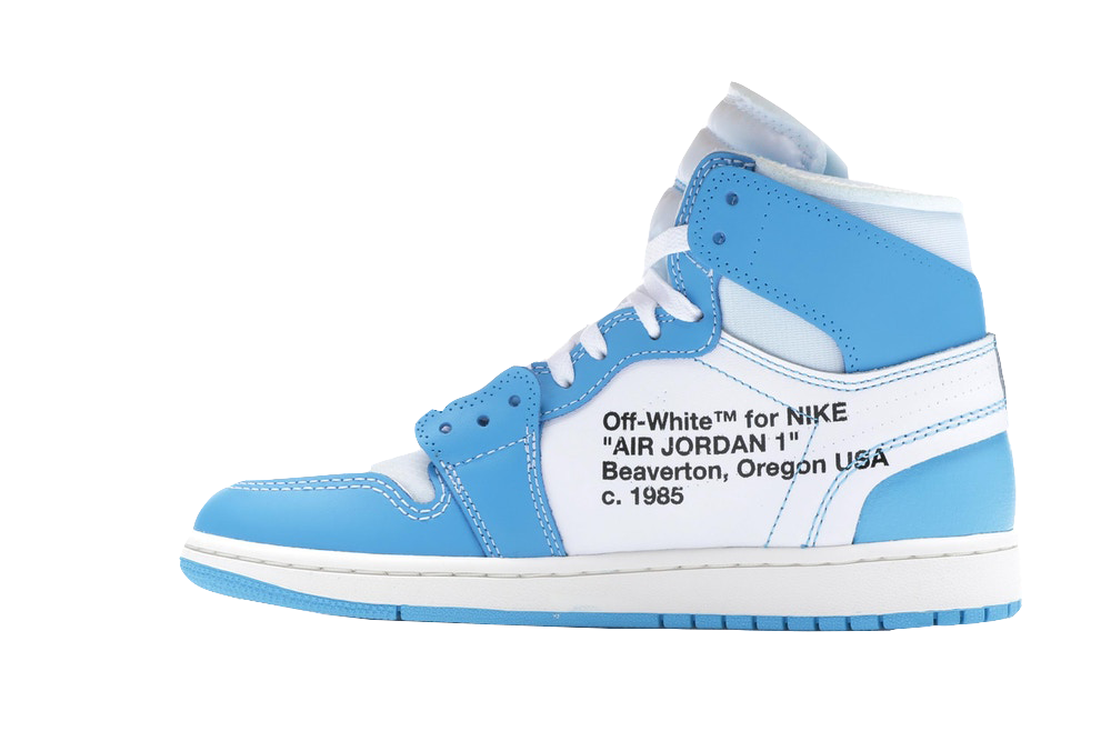 AJ1 X OW University Blue