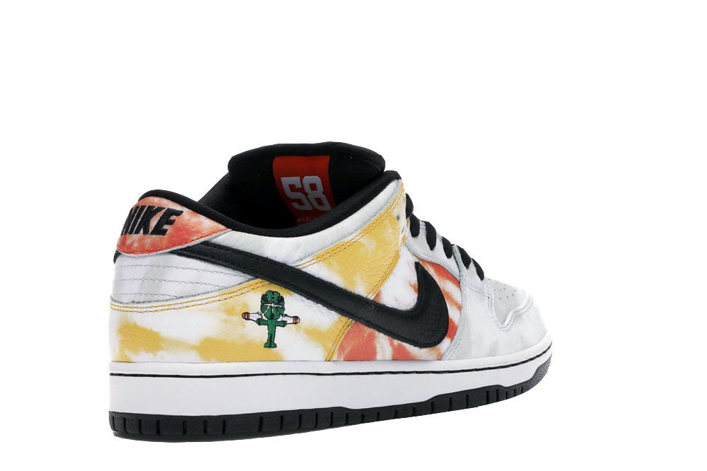 SB Dunk Low Raygun Tie-Dye White