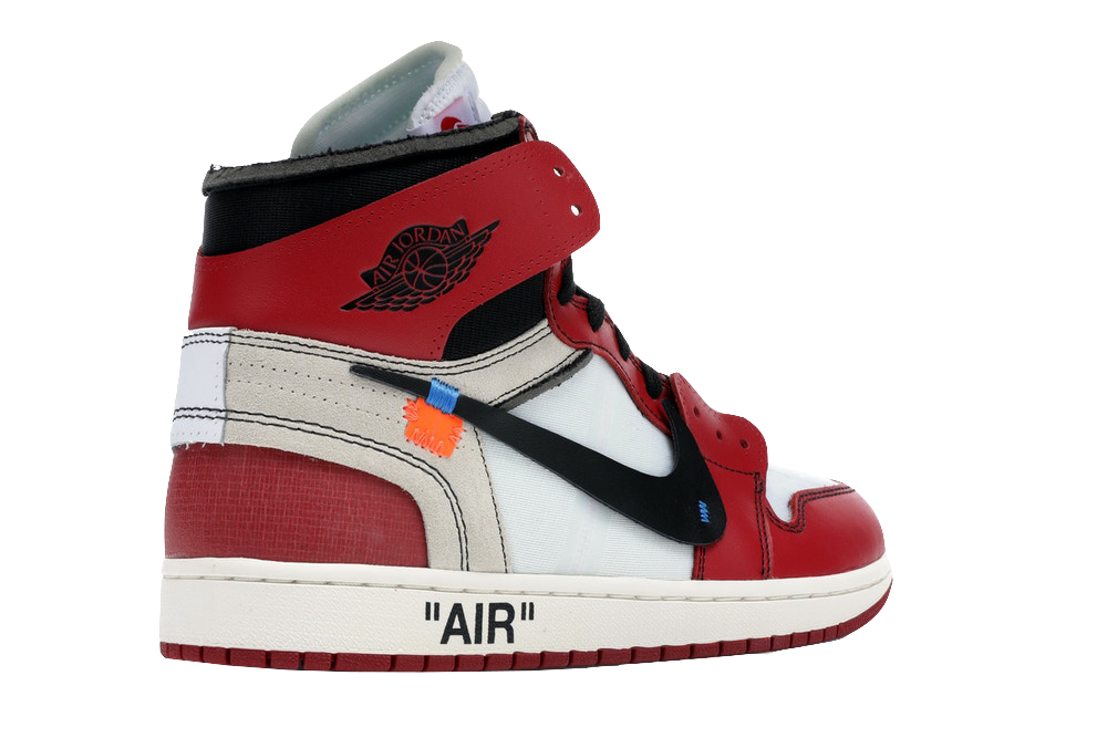 AJ1 X OW Chicago Red