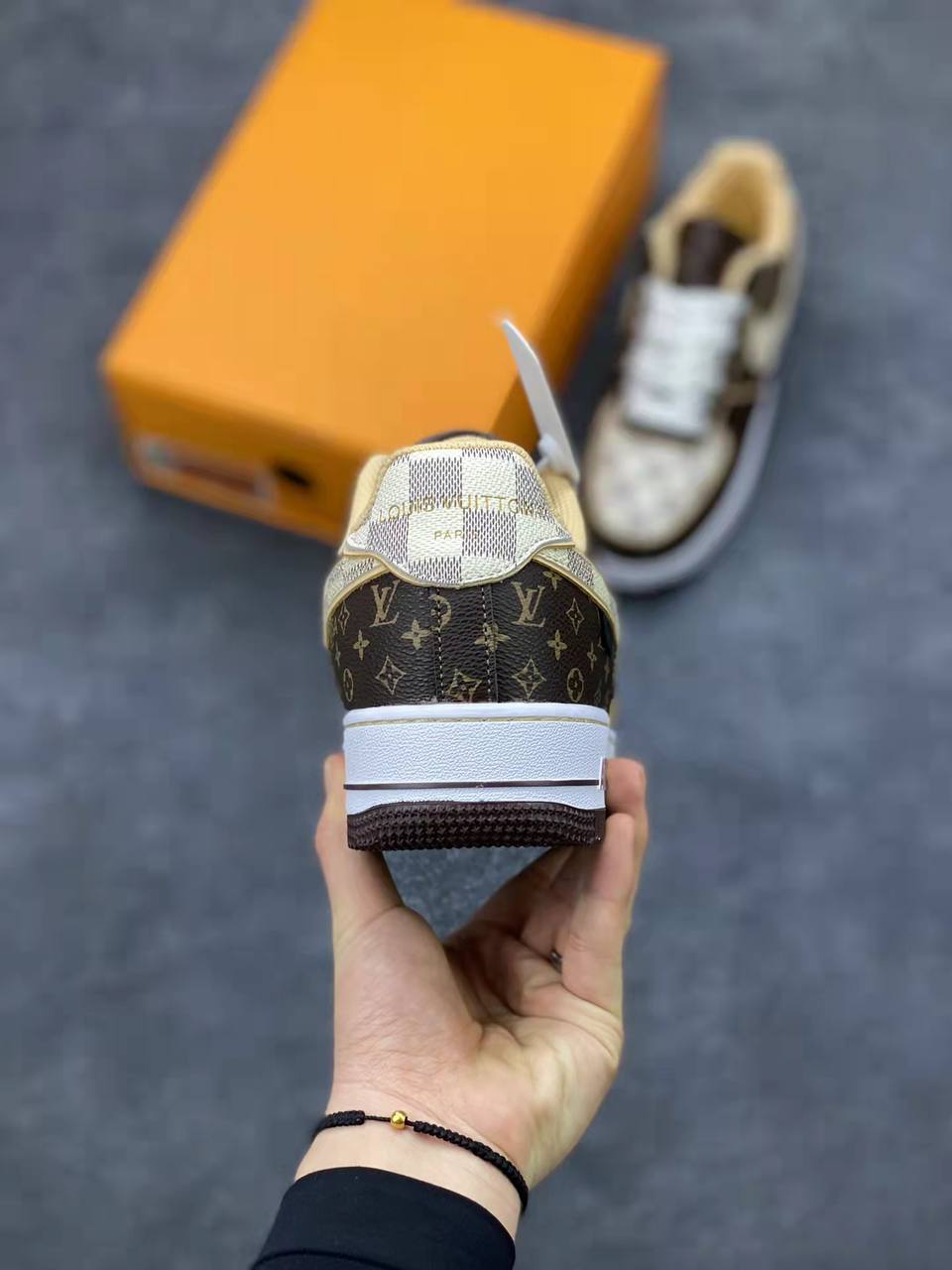 AF1 x OW by Virgil - Brown Monogram